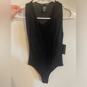 NWT black bodysuit s/m